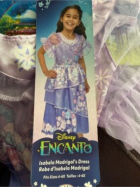 🌸🌺✨Fabulous Disney Isabela Madrigal Lavender Floral Dress Costume